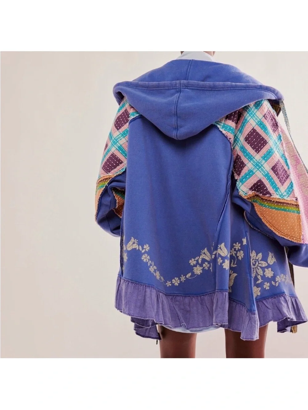 Free People Ryder Cardi zip up sweatshirt coat jacket extra large xl - Picture 2 of 6